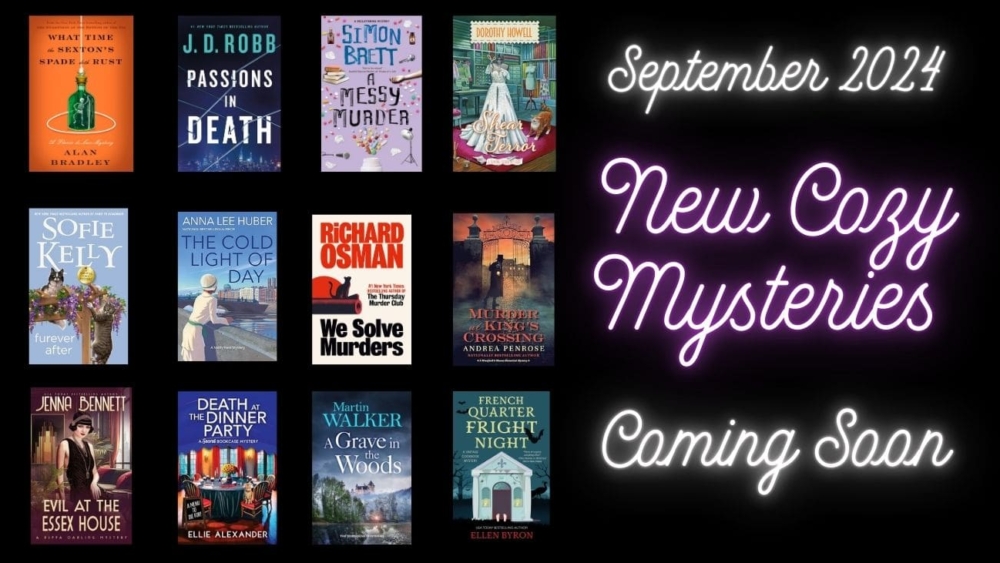 September 2024 Cozy Mystery New Releases