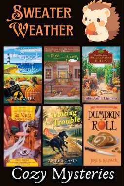 Sweater Weather Cozy mysteries book covers