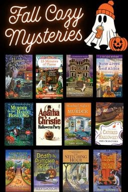 Fall Cozy Mysteries Pin