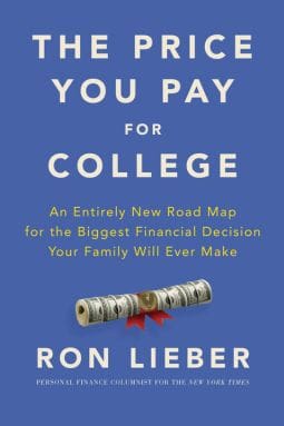 The Price You Pay for College by Ron Lieber book cover 