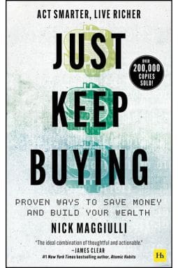 Just Keep Buying by Nick Maggiulli Book Cover 