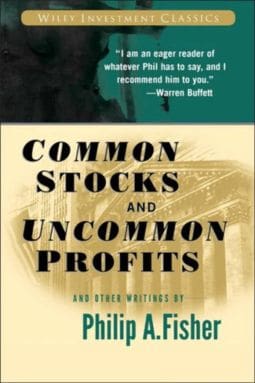 Common Stocks and Uncommon Profits by Philip Fisher book cover